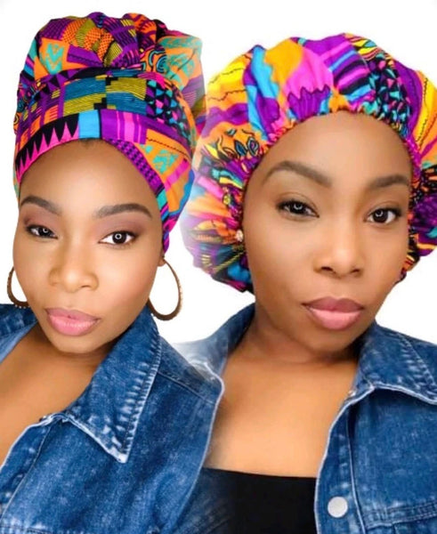 Zuri Reversible Head Wrap Bonnet
